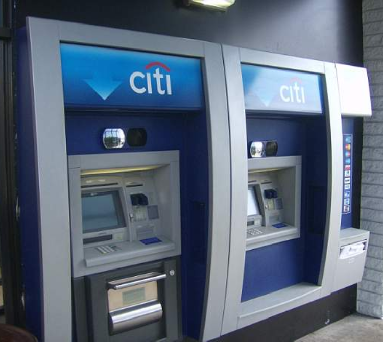 ATM Signage, Citi Bank, bank signs