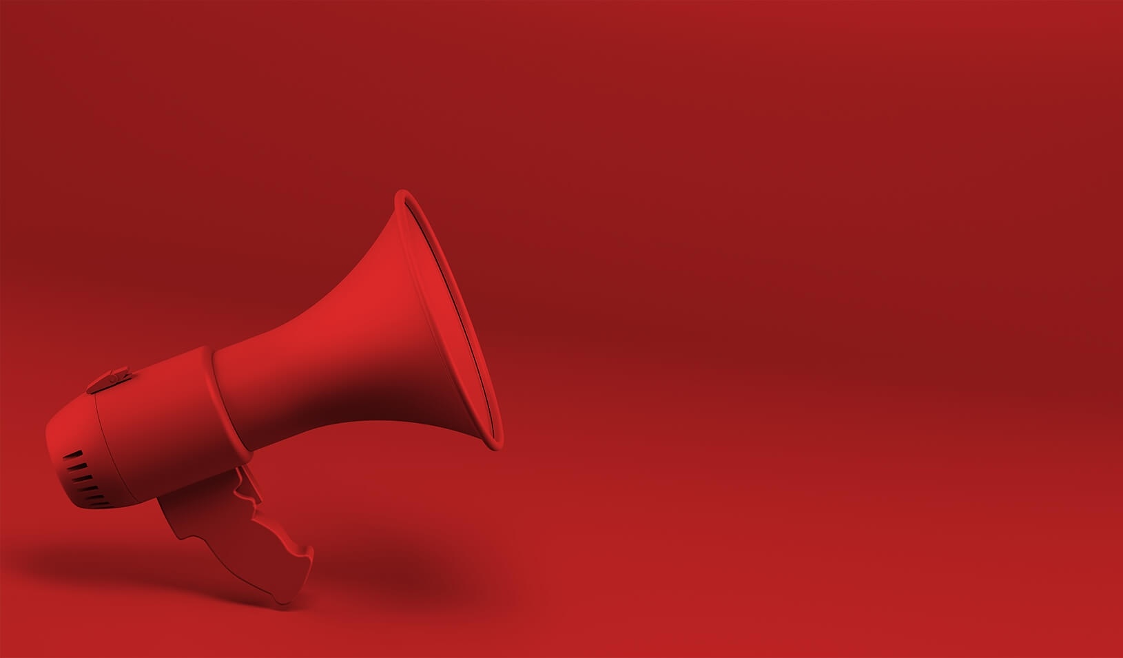 Red megaphone image