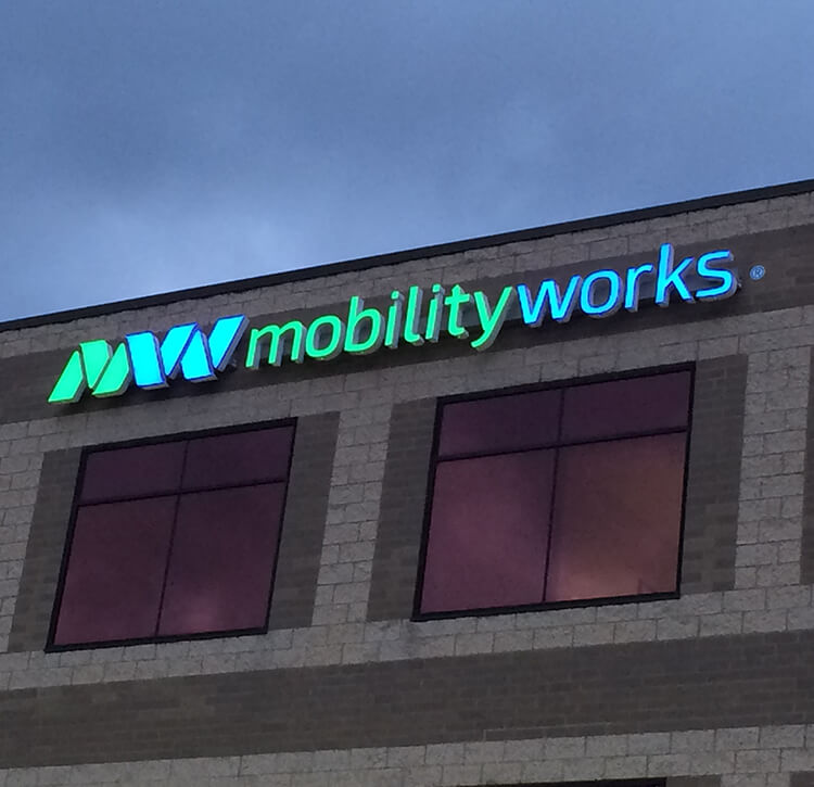 Mobility Works Corporate Signage