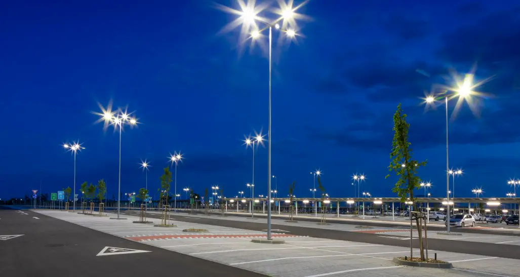 parking lot lighting, lighting services for parking lots